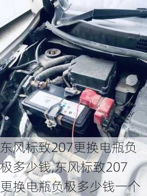 东风标致207更换电瓶负极多少钱,东风标致207更换电瓶负极多少钱一个