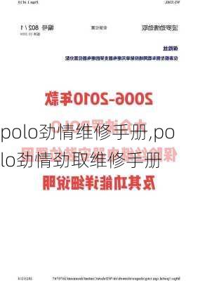 polo劲情维修手册,polo劲情劲取维修手册