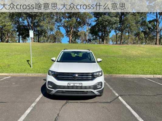 大众cross啥意思,大众cross什么意思