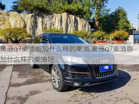 奥迪q7柴油版加什么样的柴油,奥迪q7柴油版加什么样的柴油好