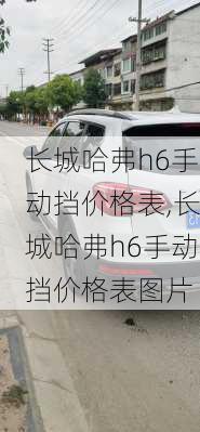 长城哈弗h6手动挡价格表,长城哈弗h6手动挡价格表图片