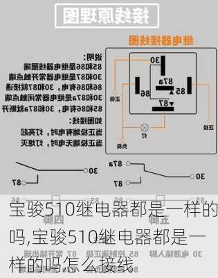 宝骏510继电器都是一样的吗,宝骏510继电器都是一样的吗怎么接线