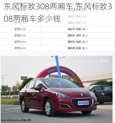 东风标致308两厢车,东风标致308两厢车多少钱