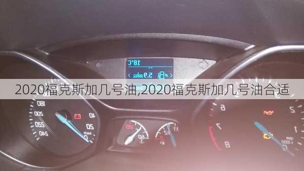 2020福克斯加几号油,2020福克斯加几号油合适