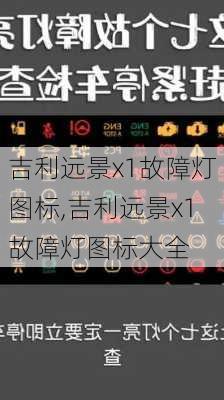 吉利远景x1故障灯图标,吉利远景x1故障灯图标大全