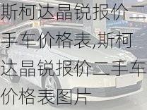 斯柯达晶锐报价二手车价格表,斯柯达晶锐报价二手车价格表图片