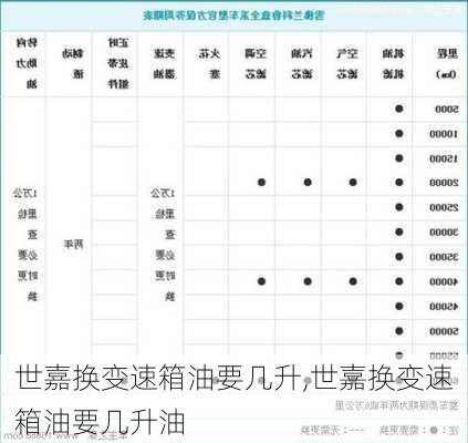 世嘉换变速箱油要几升,世嘉换变速箱油要几升油