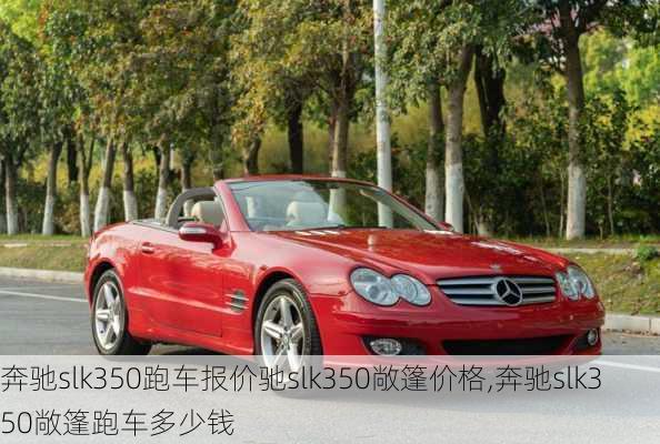 奔驰slk350跑车报价驰slk350敞篷价格,奔驰slk350敞篷跑车多少钱