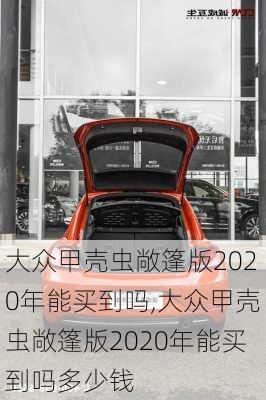 大众甲壳虫敞篷版2020年能买到吗,大众甲壳虫敞篷版2020年能买到吗多少钱