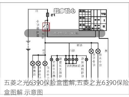 五菱之光6390保险盒图解,五菱之光6390保险盒图解 示意图