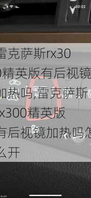 雷克萨斯rx300精英版有后视镜加热吗,雷克萨斯rx300精英版有后视镜加热吗怎么开