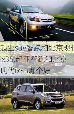 起亚suv智跑和北京现代ix35,起亚智跑和北京现代ix35哪个好