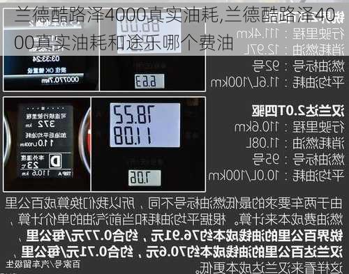 兰德酷路泽4000真实油耗,兰德酷路泽4000真实油耗和途乐哪个费油