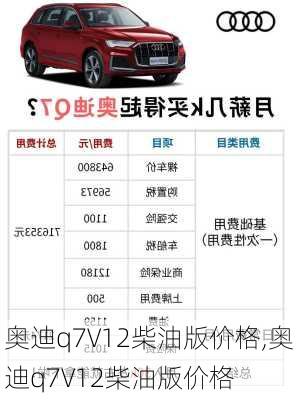 奥迪q7V12柴油版价格,奥迪q7V12柴油版价格