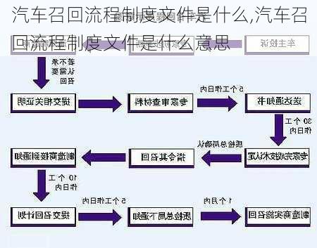 汽车召回流程制度文件是什么,汽车召回流程制度文件是什么意思